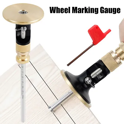 Wood Scribe Tool 2 In 1 Wheel Marking Gauge With Scale Heavy-Duty AdjustableϮ • $35.89