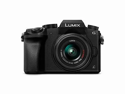 New Panasonic Lumix DMC-G7KEB-K DSLM Camera 4K HD Recording 16 MP 14-42mm • £499.99