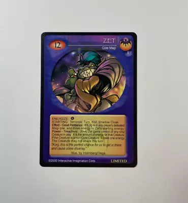 Magi Nation Duel Promo Zet Limited First Edition Mint • $49.99