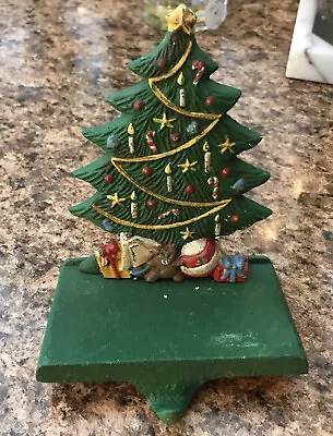 Vintage Midwest Of Cannon Falls Cast Iron Christmas Tree Stocking  Holder • $32