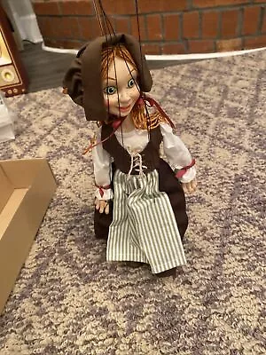 CZECH MARIONETTE DOLL Lady Dorotka Handmade Puppet NWT • $90
