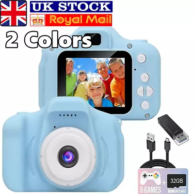 £12.89 • Buy Children Kids Gift LCD Camera For Mini Toy Digital Children Camera UK 1080P HD