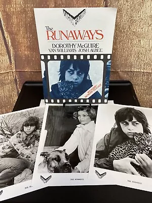 The Runaways 1975 Lot Of 4 Press Movie Photos Dorothy McGuire/ Van Williams • $39.90