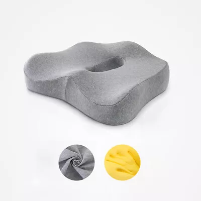 $39.99 • Buy Seat Cushion Lumbar Support Memory Foam Back Pain Relieve Office Chair Pillow