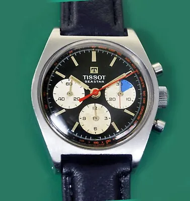 Vintage 1960's Tissot Seastar Chronograph Reference 40502-7X Lemania 1281 • $1999