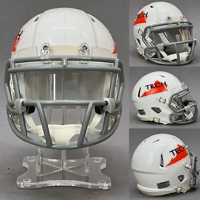 Virginia Tech Hokies State “Tech” Throwback Riddell Speed Football Mini Helmet • $69.99