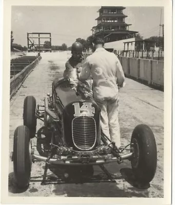 Frank Wearne 1939 Indy 500 Race Car Burd Piston Ring Special Original 4x5 Photo  • $3499