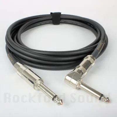 Mogami W2524 Classic Guitar Cable Straight To Right Angle Nickel Bigfoot Plugs • $30.99