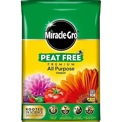 Miracle-Gro Peat Free 40 Litres All Purpose Compost • £11.15