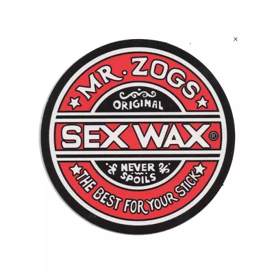 Sex Wax Mr Zogs Best For Your Stick Vinyl Die Cut Decal 3 Inch • £4.50