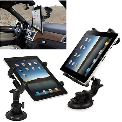 Universal In Car Suction Mount 360° Holder IPad & Samsung Galaxy Tablet 7 To 11  • £7.99