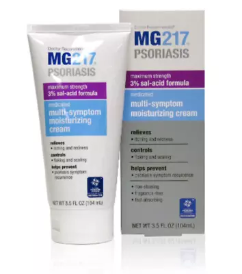 MG217 Medicated Moisturizing Psoriasis Cream With 3% Salicylic Acid 3.5 Fl Oz • $14.99