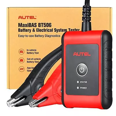 Autel MaxiBAS BT506 Battery Tester: 2024 Version Multifunctional Car Battery  • $229.99