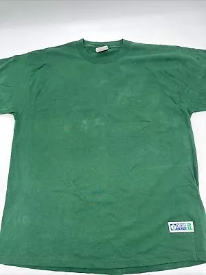 Vintage Discus Athletic T-Shirt Men 2X-Large Green Cotton…#1425 • $5.10