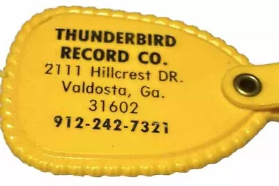 Vintage Valdosta Georgia Thunderbird Record Company Music Industry Keychain • $34.99
