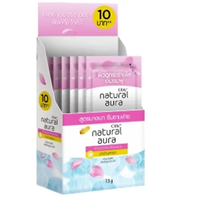 Cream Olay Natural Aura Pinkish Glow UV Protection Brightening Whitening 7.5 Gx6 • $47.39