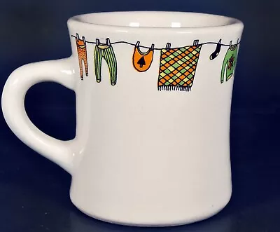 Folk Art Clothing Fashion Women Restaurant Ware Heavy Duty Diner Coffee Mug Cup • $24.99