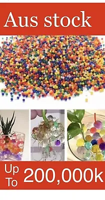 $4.79 • Buy Up To 3kg Orbeez Mixed Colours Crystal Water Plant Beads Bio Hydro Gel Ball
