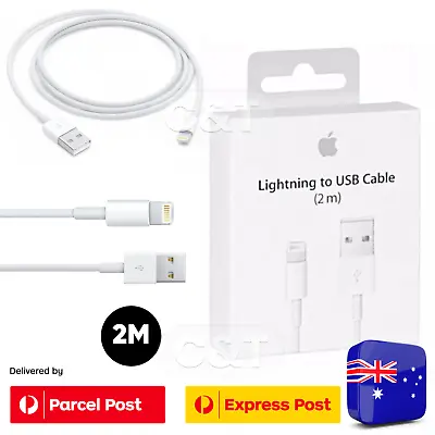 $23.90 • Buy 2M GENUINE Original Apple Fast Charger Lightning Cable For IPhone X 12 11 XS 8 7
