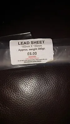 Lead Sheet 150mm X 150mm • £6
