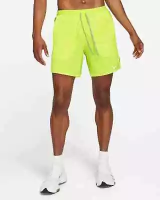 $50 New Nike Men's Flex Stride 7” Brief-Lined Running Shorts Volt CJ5459 Small • $37.46