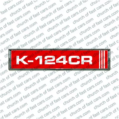 Chrome Badge #7063 To Suit K-124cr Kenworth Truck Dash Or Interior  • $37