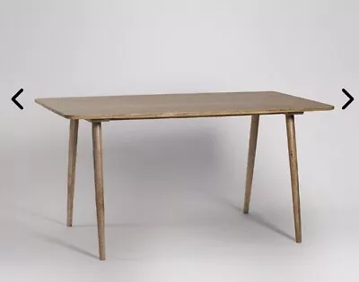 £380 • Buy In Box Southwark Six-seater Dining Table, Natural Oak-Stained Mango Wood