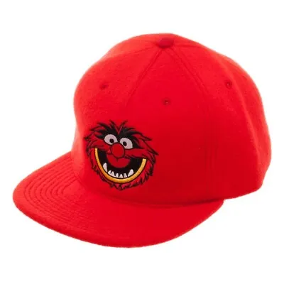 Animal Muppets Snapback Hat Adjustable Disney Felt Jim Henson Red  • $23.70