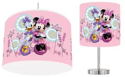 MINNIE MOUSE & DAISY DUCK  Choose From Ceiling  Shade  Stick Lamp Or Both • £19.99