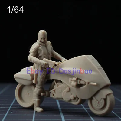 Dredd On Motorcycle 1/64 Resin Figure Model Kit Unpainted Unassembled Mini • $23.40