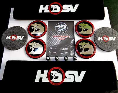Fit Holden HSV VN VP VR VS VT VX VY VZ VE VF Black Tyre Valve Caps+Full Package • $49.99
