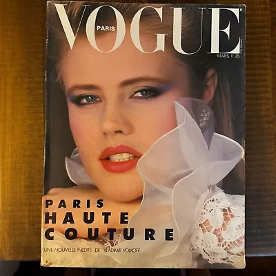 VOGUE Paris 634 March 1983 • $49