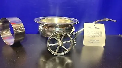 Vintage F.B. Rogers Silver Company Silver Plated Uni-Cart Serving Wagon Complete • $25