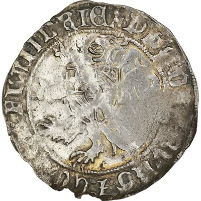 [#184457] Coin France Flanders Philippe Le Bon Double Gros VF(30-35) Silve • $179.69