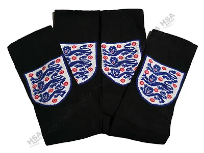 12 Pairs Mens England Dress Socks 3 Lions Black Socks UK6-11 Wholesale Job Lot • $20.83