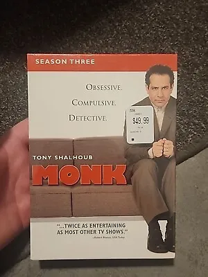 Monk - Season 3 (DVD 2005 4-Disc Set) Brand New Sealed Three 3rd Third • $6.98