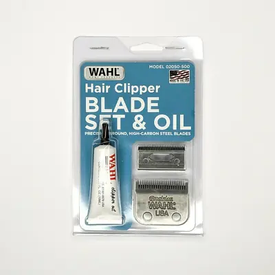 Wahl 2050-500 Replacement Hair Clipper Blade Set & Oil Precision USA Made  • $40.50