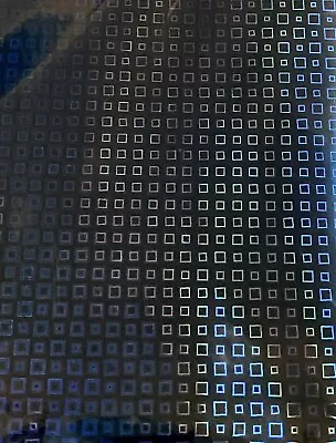 £2.99 • Buy Blue Wrapping Paper Gift Wrap Holographic 10 Sheets Holographic Metallic Ds11