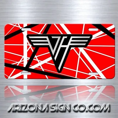 Van Halen Eddie Vanity Aluminum License Plate Tag With 8  X 10  Photo Reprint • $19.71
