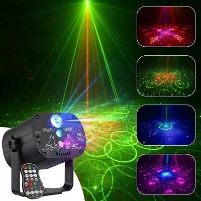 480Patterns Laser Projector Stage Light LED RGB DJ Disco KTV Show Party Lighting • $17.99
