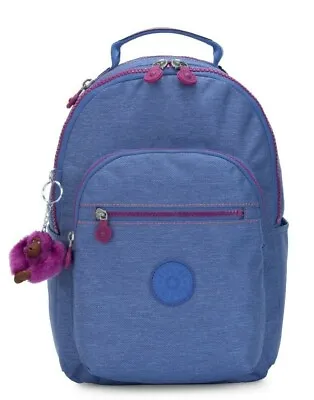 Kipling SEOUL S Small Backpack - Dew Blue RRP £83 • £67.99