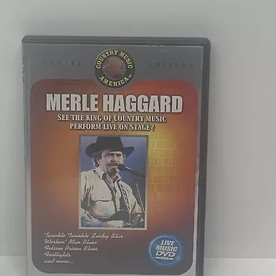 Merle Haggard (DVD2004) Live On Stage Performances LNC Free Shipping • $12