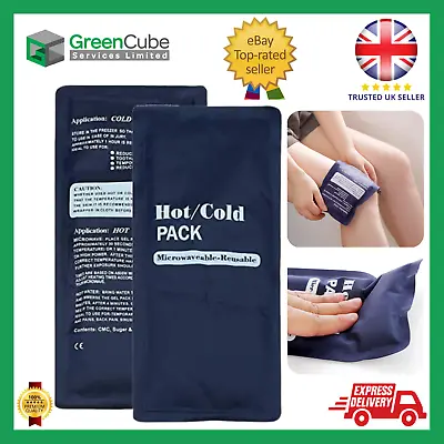 Ice Packs For Sports Injuries Reusable Hot And Cold Pack For Instant Pain Relief • £6.65