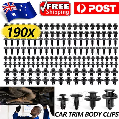 190Pcs Car Body Trim Clips Fastener Rivet Retainer Bumper Panel Push Pin Ucegira • $10.95