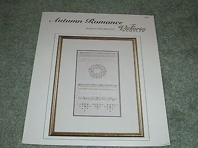  New Autumn Romance Cross Stitch Leaflet The Victoria Sampler • $8.95