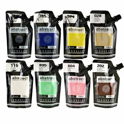 Sennelier Abstract Innovative Acrylic Heavy Body Paint 120ml Pouches • £6.50