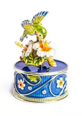 Keren Kopal Honeybird Music Box Hand Made With Austrian Crystal • $123