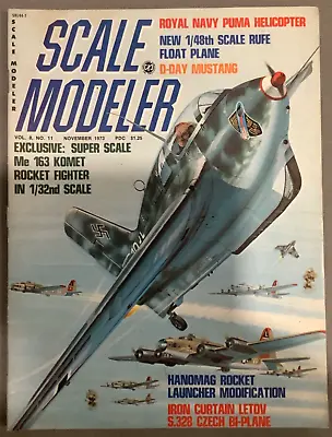 Scale Modeler 1973 November Me 163 Komet D-Day Mustang Letov S.328 Czech Rufe • $36.99