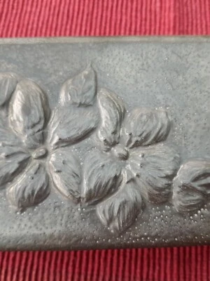 £4.20 • Buy Beautiful Arts And Crafts Pewter Topped Wooden Box