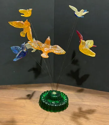 VTG 1970s MID Century Modern Birds Wire Kinetics Art Sculpture Lucite Mobile  • $75